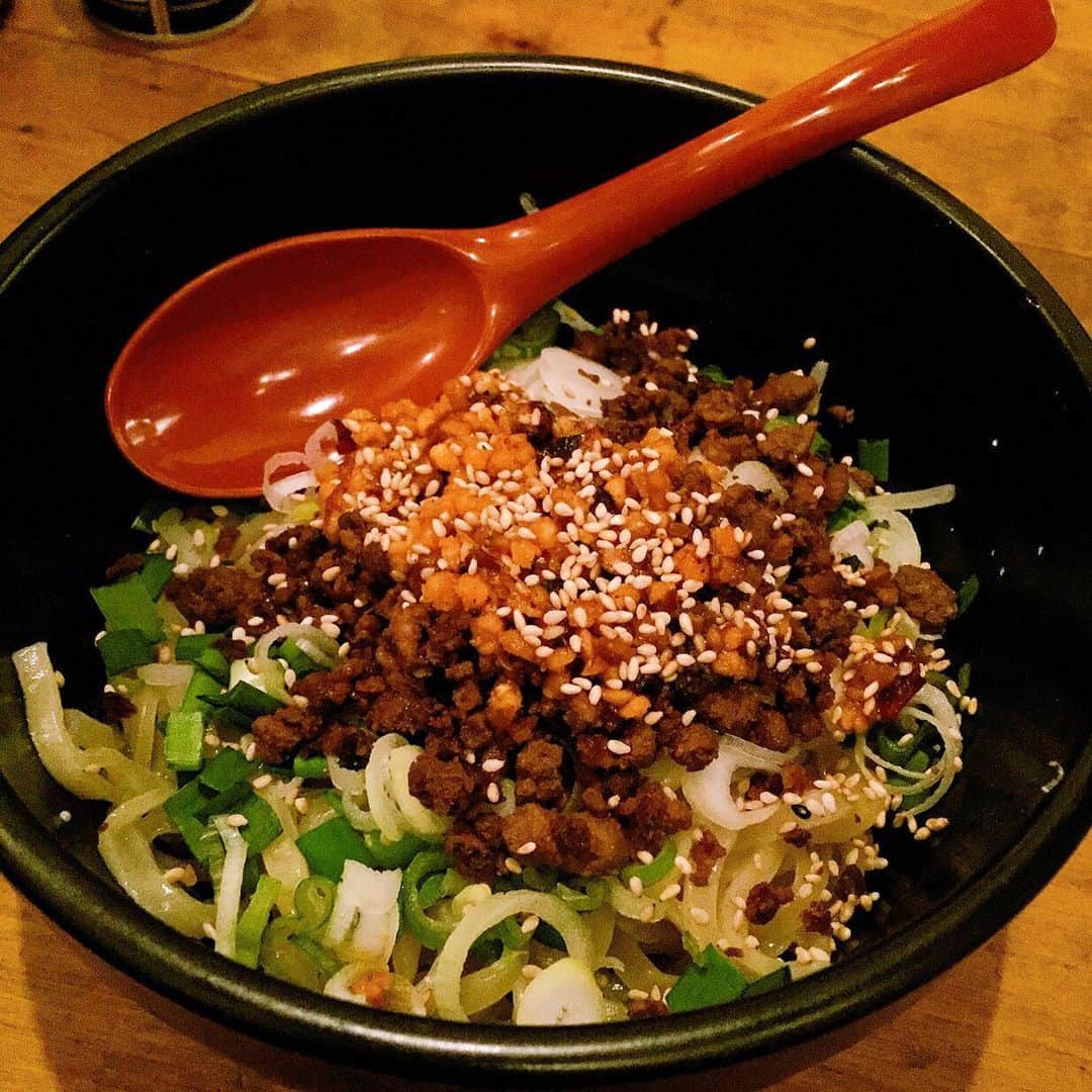 岩村菜々美さんのインスタグラム写真 - (岩村菜々美Instagram)「いつかしら食べた #汁なし坦々麺」9月13日 22時07分 - nanami1120