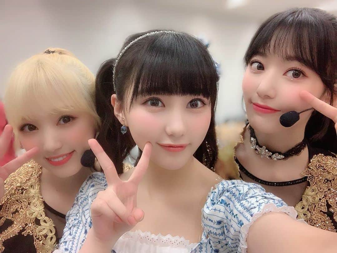 田中美久さんのインスタグラム写真 - (田中美久Instagram)「#IZONE と楽屋隣りだったの😇💜💜また一緒に歌番組に出れますように♪」9月13日 22時10分 - mikumonmon_48