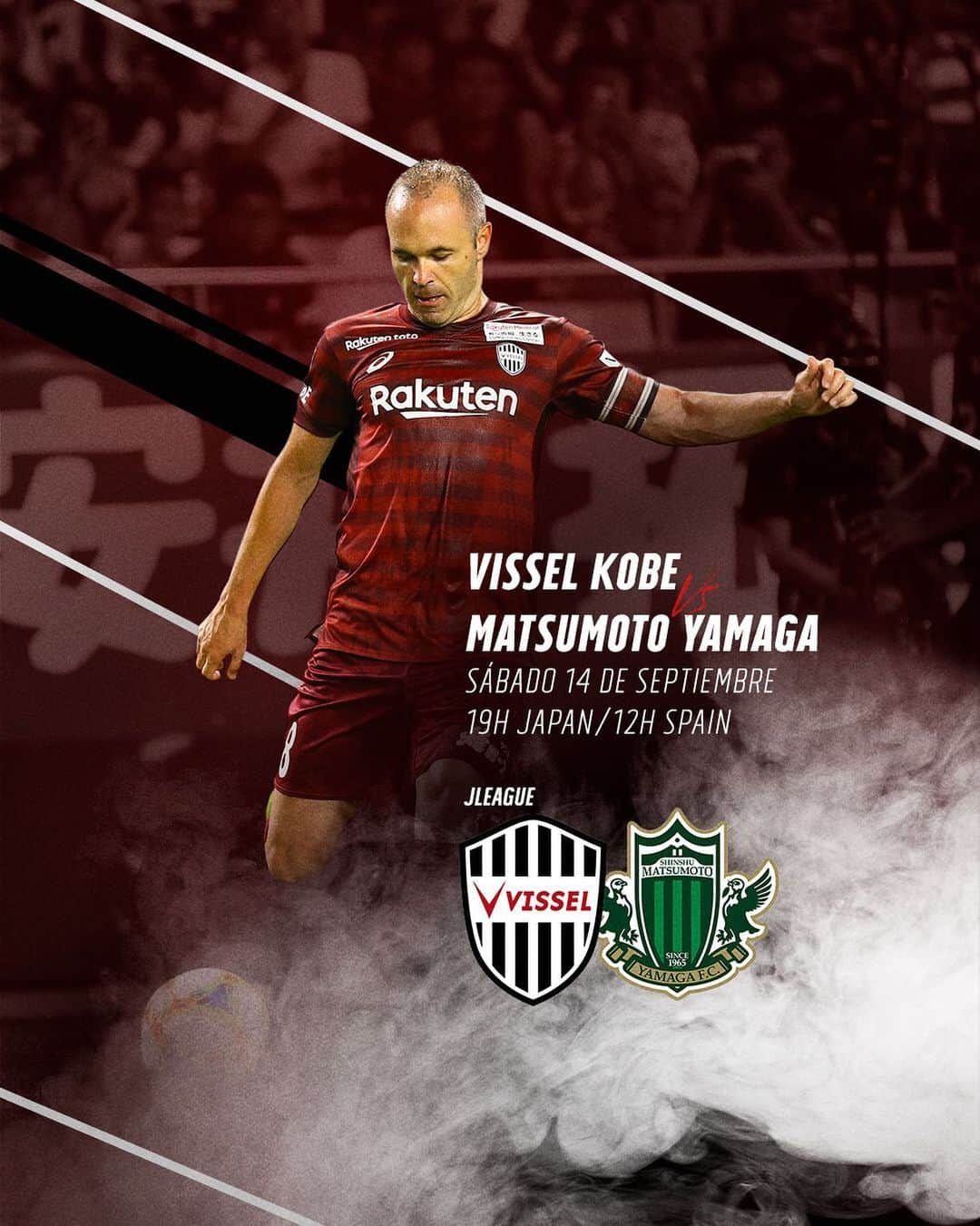 アンドレス・イニエスタさんのインスタグラム写真 - (アンドレス・イニエスタInstagram)「Vamos @visselkobe 💪🏻」9月13日 23時00分 - andresiniesta8