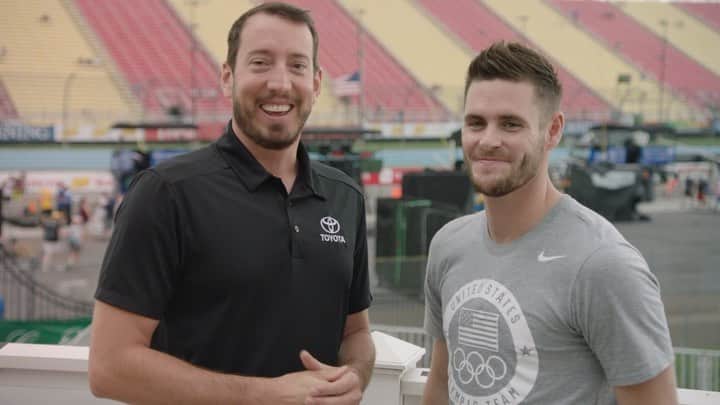 デービッド・ボウディアのインスタグラム：「Great time talking with @toyotaracing driver @RowdyBusch about hitting the water with our kids. Check it out, then go enter for our exclusive Toyota Tag Teams prize. #TeamToyota  NPN. Ends 11/17. For Entry & Rules, visit toyota.com/racing/playoffpromo」