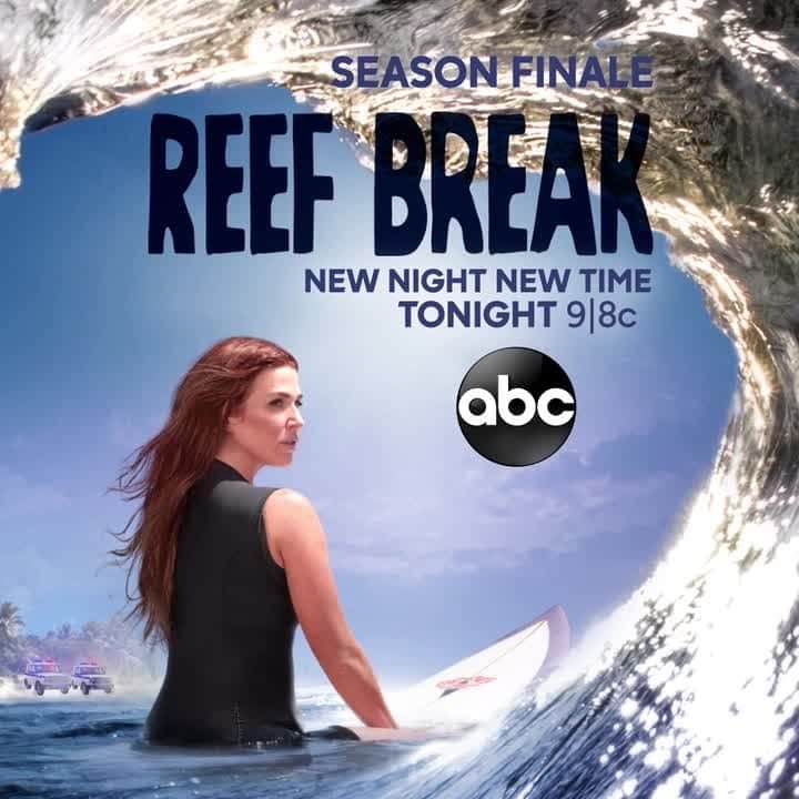 アメリカン・ブロードキャスティング・カンパニーのインスタグラム：「Will Cat escape? Find out during the @reefbreakabc season finale TONIGHT at 9|8c.」