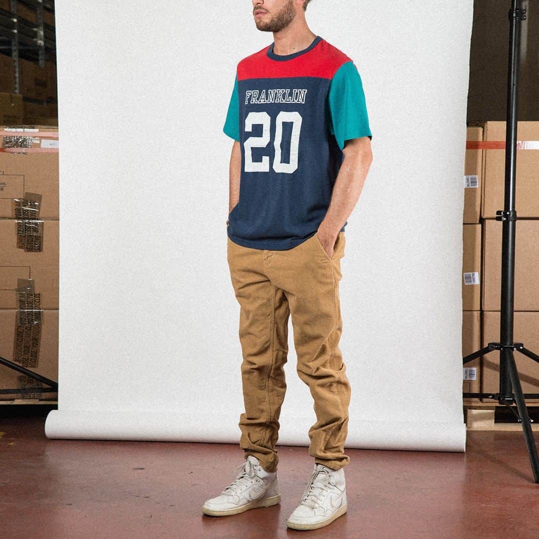 フランクリン&マーシャルのインスタグラム：「NEW FALL WINTER COLLECTION⁠ OUT NOW!⁠ IN STORE AND WEB.⁠ .⁠ .⁠ #franklinandmarshall #fallwintercollection #streetwear #sportswear #shootingday」