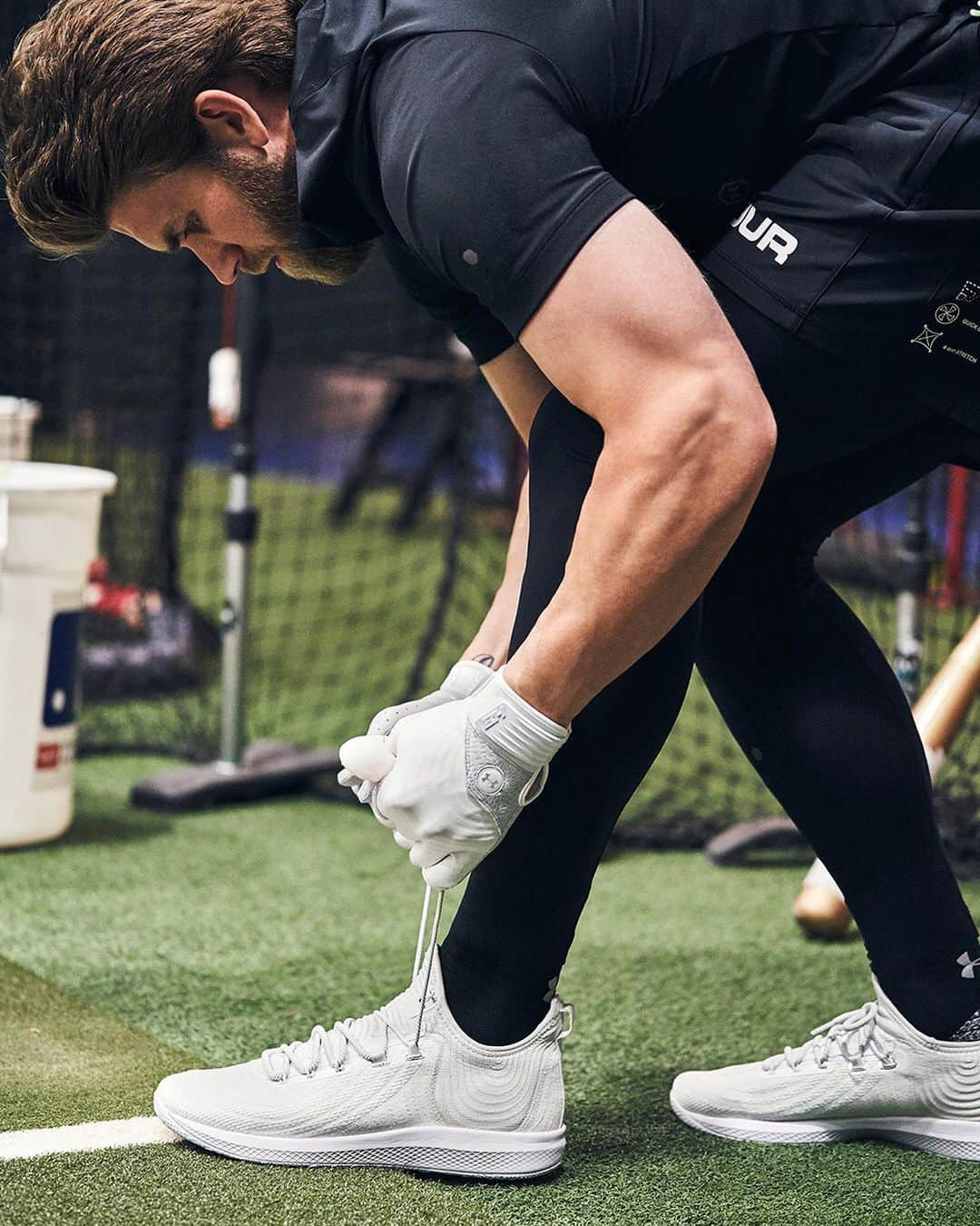 Under Armourさんのインスタグラム写真 - (Under ArmourInstagram)「Best of both worlds. The #Harper4 Low cleat + trainer provide best-in-class comfort, flexibility and durability in the baseball performance zones. Cause maximum damage in @bryceharper3’s signature footwear now. Hit link in bio to shop.」9月14日 0時00分 - underarmour