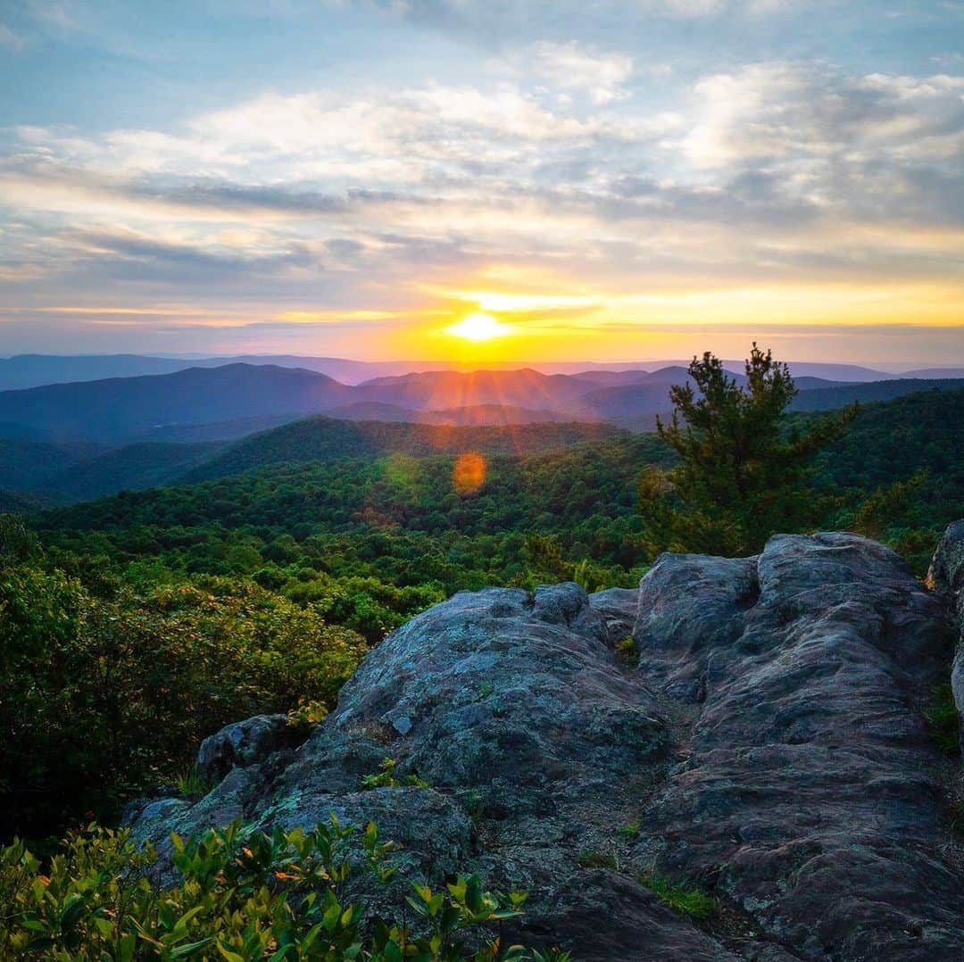 アメリカ内務省さんのインスタグラム写真 - (アメリカ内務省Instagram)「Everyone can enjoy cruising along Skyline Drive at #Shenandoah #NationalPark in #Virginia. There are so many gorgeous places to stop and enjoy waterfalls, wildlife, trails and amazing views. Photographer Stephen LaVine enjoyed every minute of his visit: “My wife took me to the park for a couple of days for my birthday, so it was a really special time. Each night we went out in search of a sunset to watch and capture and this one definitely did not disappoint!” Photo @ShenandoahNPS courtesy of Stephen LaVine (@stephenlavine). #travel #FindYourPark #usinterior」9月14日 0時23分 - usinterior