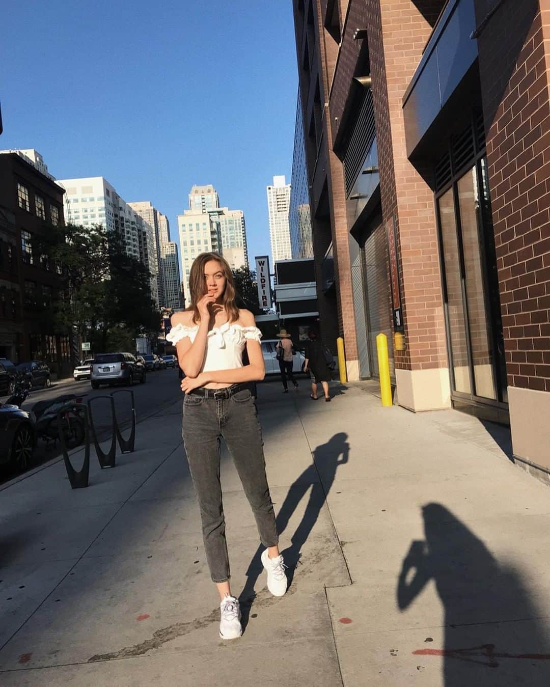 American Apparelさんのインスタグラム写真 - (American ApparelInstagram)「Spotted: @rachelmarchman out and about in the streamlined Pencil Jean.」9月14日 3時00分 - americanapparel