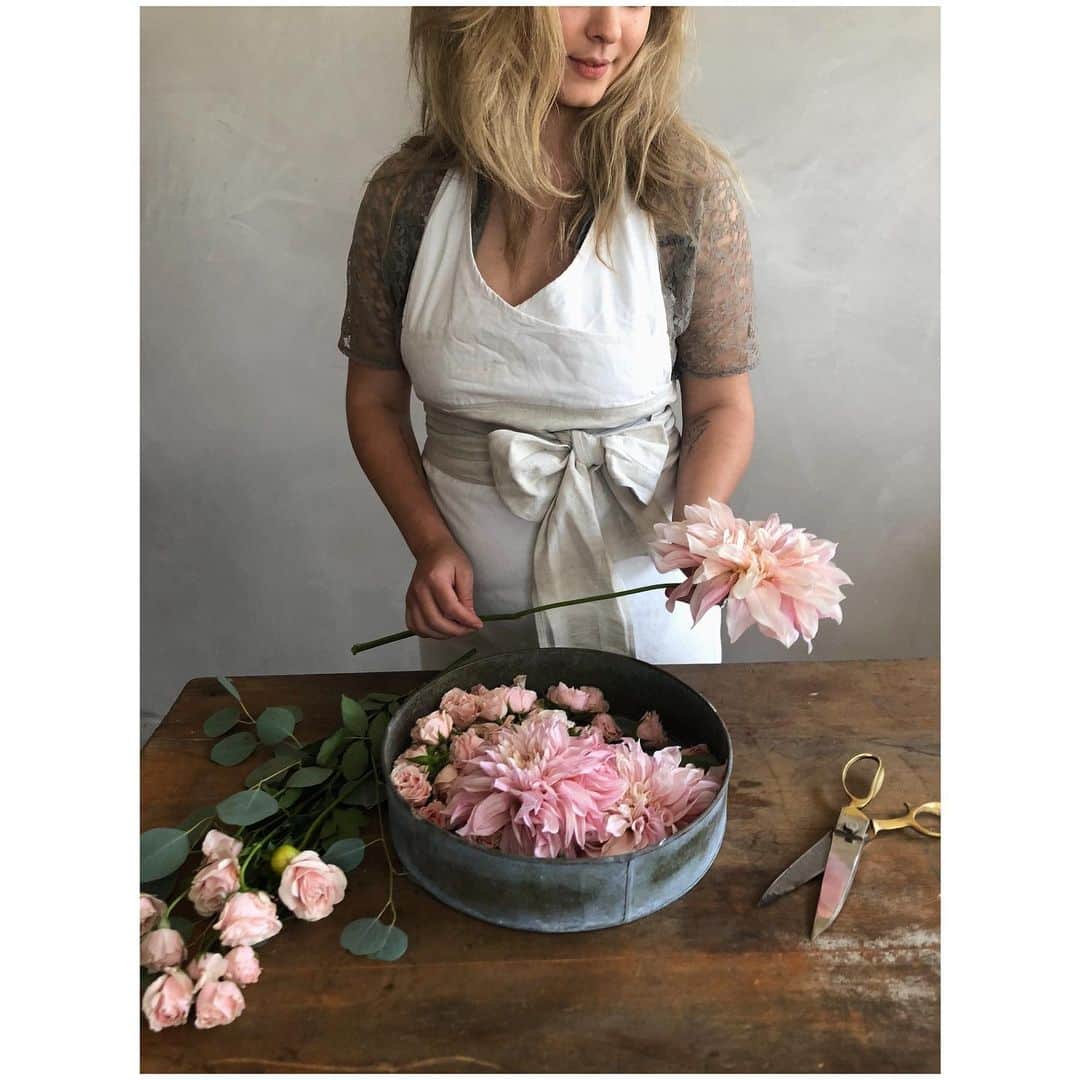 サーシャ・ピーターズのインスタグラム：「Yay! I finally get to announce my BOOK TOUR locations!!! pinch me.  Come meet me at @bookendsnj, @strandbookstore, @andersonsbookshop, or @bneventsgrove 🌸👩🏼‍🍳 #sashaingoodtaste #sashaingoodtastecookbook」