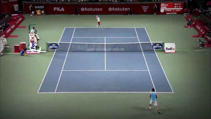 Rakuten Japan Openのインスタグラム：「Playback 2013 1R⏰ ⠀ 錦織選手 @keinishikori のリターンエース🎾 ⠀ 🎥@wowowtennis Kei Nishikori vs Jurgen Melzer #rakutenopen #rakutenopen2019 #楽天オープン #テニス」