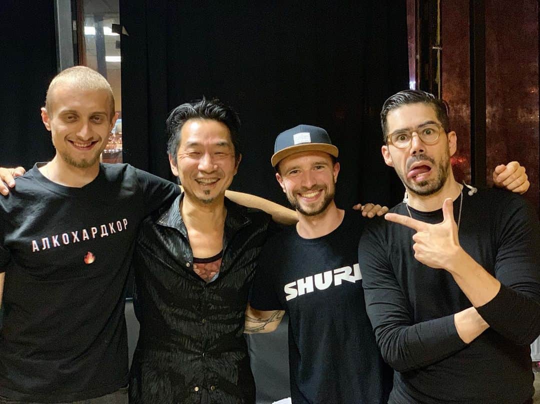 のインスタグラム：「They’re super genius guys! Thanks a lot! Love St.Petersburg! Much love everyone!」