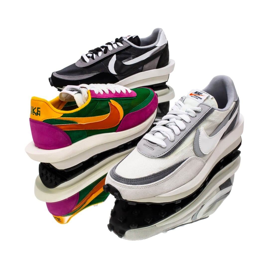 Flight Clubさんのインスタグラム写真 - (Flight ClubInstagram)「The LDWaffle continues to flourish with Sacai at the helm, this follow-up trio brings the dual-themed design back with colorways ranging from minimal to vibrant.」9月14日 9時30分 - flightclub