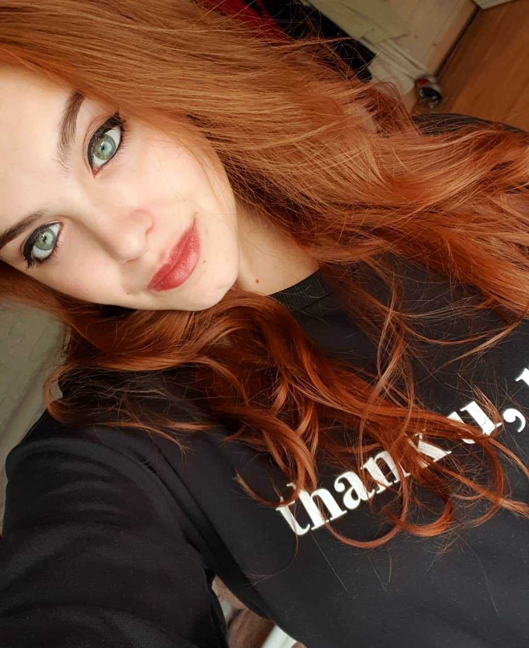 ゴーダ・ブトクテさんのインスタグラム写真 - (ゴーダ・ブトクテInstagram)「Ginger hair is back 💪👩‍🦰 . . . . . #gingerhair #lithuania #kaunas #lithuaniangirl #ryza #greeneyes #selfie #thankunext #lovemyself #selflove #europe #girl #girlinblack」9月14日 20時30分 - godabutkute