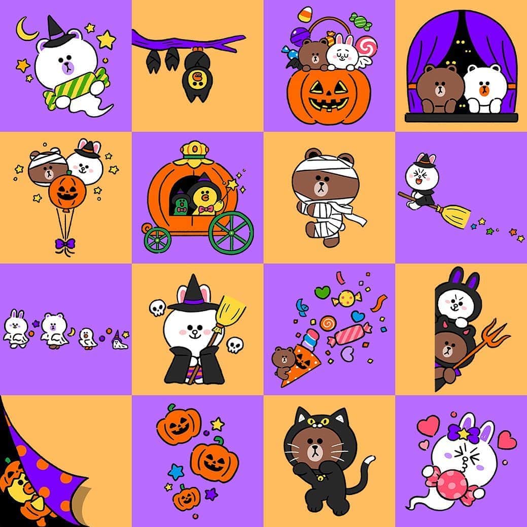 LINE Cameraさんのインスタグラム写真 - (LINE CameraInstagram)「👻SALE👻 Ready for Halloween? Join Brown and friends in this spooky parade 🐻🐰 . #linecamera #lineカメラ #라인카메라 #sale #セール #special #라인캐릭터 #라인프렌즈 #linefriends #ラインフレンズ #ブラウン #コニー #かわいい #可愛い #kawaii #cute #ハロウィン #ハロウィーン #halloween #할로윈 #トリックオアトリート #trickortreat #スタンプ #stamp #stamps #ステッカー #stickers #sticker」9月14日 12時05分 - linecamera_official