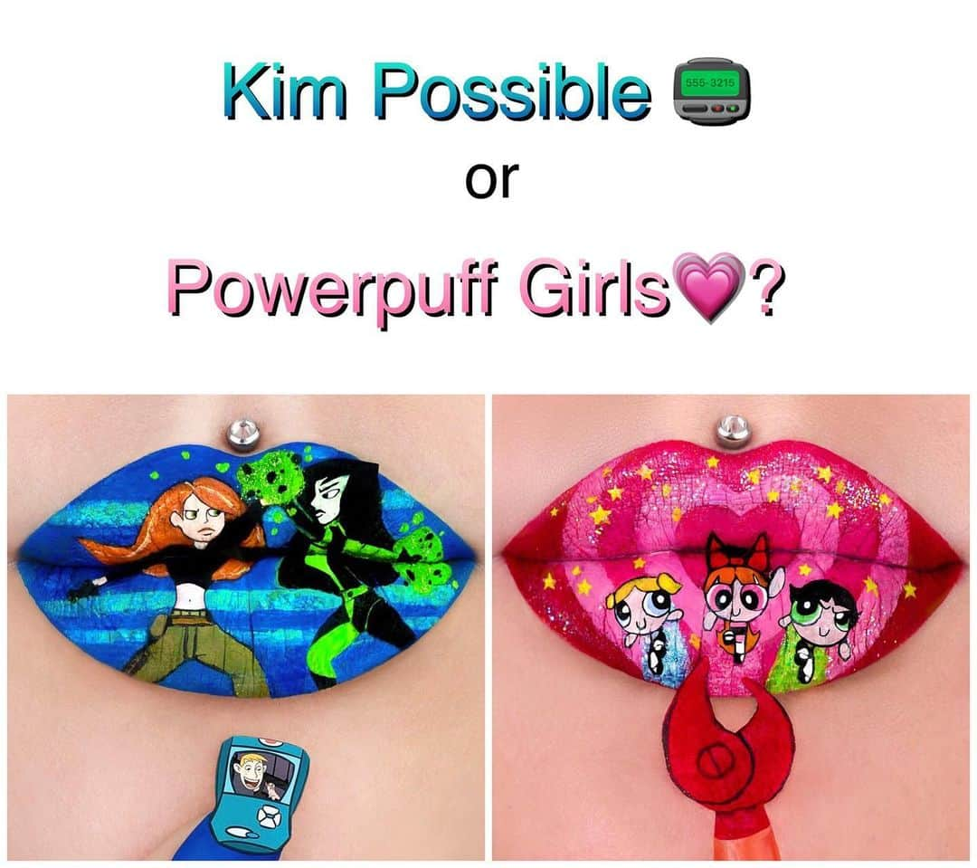 ヤスミナ・ダニエルさんのインスタグラム写真 - (ヤスミナ・ダニエルInstagram)「Comment below! 📟💗 I feel like I want to choose Powerpuff girls but I sort of love Kim more 😩」9月14日 12時12分 - missjazminad