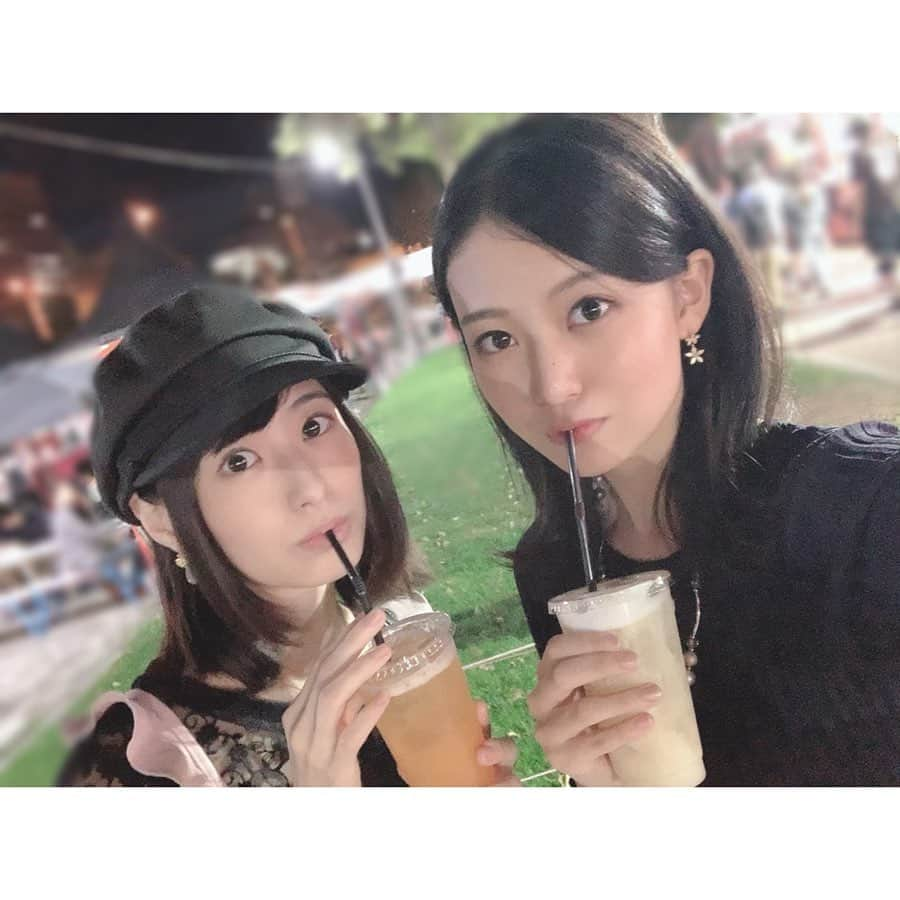 熊谷彩春さんのインスタグラム写真 - (熊谷彩春Instagram)「🍦 そのあとに、とっても濃厚な牛乳ソフトクリームを食べに行ったり、大通り公園のさっぽろオータムフェストでぶらぶらしたり🎶 メロンジュースと桃ジュースを飲んで、お肉やチーズ小籠包、ホタテバター焼きや天ぷら、などなど色々食べながら、沢山おしゃべり🤤 あー楽しかった！！ そしてそして、最後は終演後の皆さんに合流して、ジンギスカンパーティー✨ あれっ、食べてばっかり…？！笑 札幌は美味しいものが沢山あるから仕方ない🤤 幸せな1日を一緒に過ごしてくれたふうちゃんに感謝です…❤︎ ・ #レミゼラブル #札幌公演 #みるくsan #牛乳ソフトクリーム  #さっぽろオータムフェスト #心もお腹も満たされた１日☺️」9月14日 13時46分 - iroha_kumagai