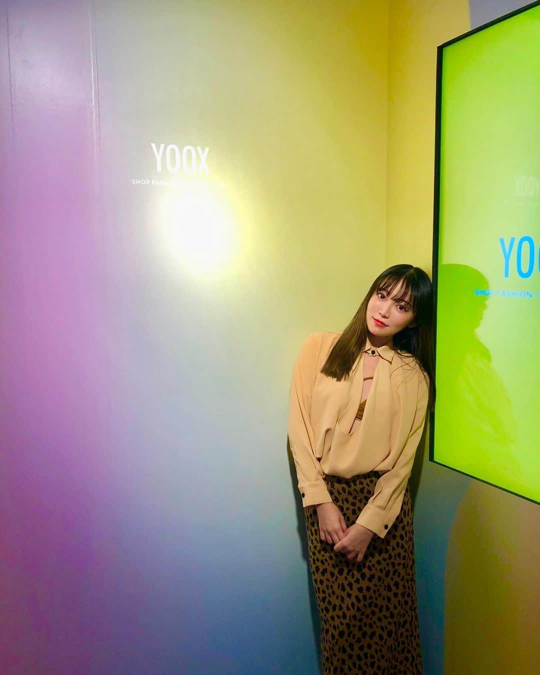 のインスタグラム：「@yoox  15周年popup store❤️ ゲーム楽しかった✌️ #YOOX  #YOOXJP15thanniversary」