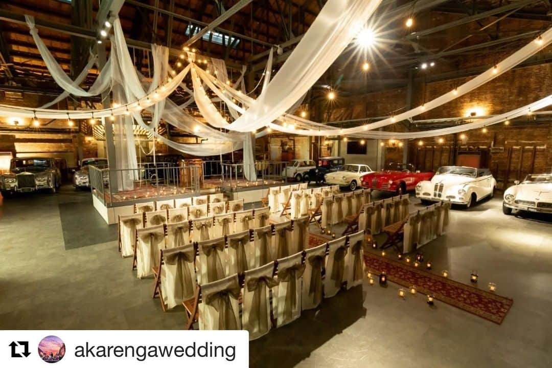 GLIONMUSEUM（ジーライオンミュージアム）さんのインスタグラム写真 - (GLIONMUSEUM（ジーライオンミュージアム）Instagram)「#Repost @akarengawedding with @get_repost ・・・ . AKARENGA  WEDDING　新チャペル完成！！ . より大人で上質な結婚式を演出する シックな雰囲気のチャペルです。 . ぜひ1度、ご見学くださいませ♪ . . 自由な感性と遊び心で ふたりらしいウエディングを 叶えられる場所。 ゲストと一緒に楽しむウエディングを youtubeで配信中！ 【YouTube】にて「AKARENGA WEDDING」で 検索ください☆☆ . . WEDDING見学ご予約はこちら↓ TEL 06-6573-5010 MAIL wedding@akarenga-wedding.jp URL http://www.akarenga-wedding.jp/ . . #結婚式#花嫁#結婚式準備#プレ花嫁さんと繋がりたい#ブライダル#花嫁準備#wedding#花嫁レポ#ウェディング#結婚式場#ウェディングフォト#ウェディングニュース#花嫁修業#チャペル#ウェディングドレス#アウトサイド#akarengawedding#ドレス#関西プレ花嫁#diy花嫁#instawedding#大阪ウエディング#フォト#marry花嫁#クラシックカー#akarenga#レンガ倉庫#アカレンガウエディング#車好き」9月14日 17時37分 - glionmuseum