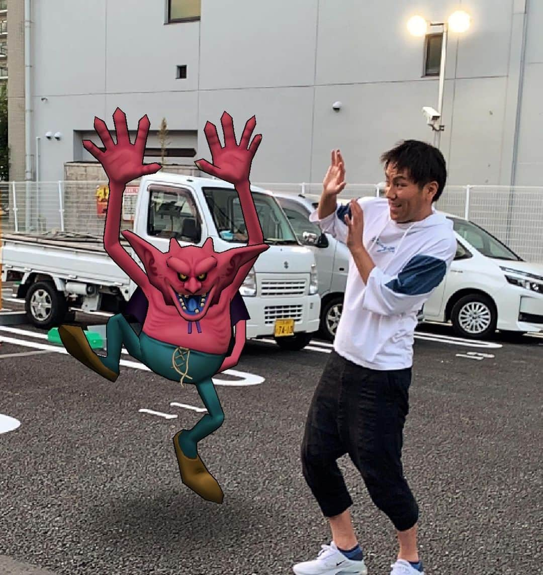 狩野英孝さんのインスタグラム写真 - (狩野英孝Instagram)「ドラクエの世界に入りました。。 #ドラゴンクエストウォーク」9月14日 19時06分 - kano9x