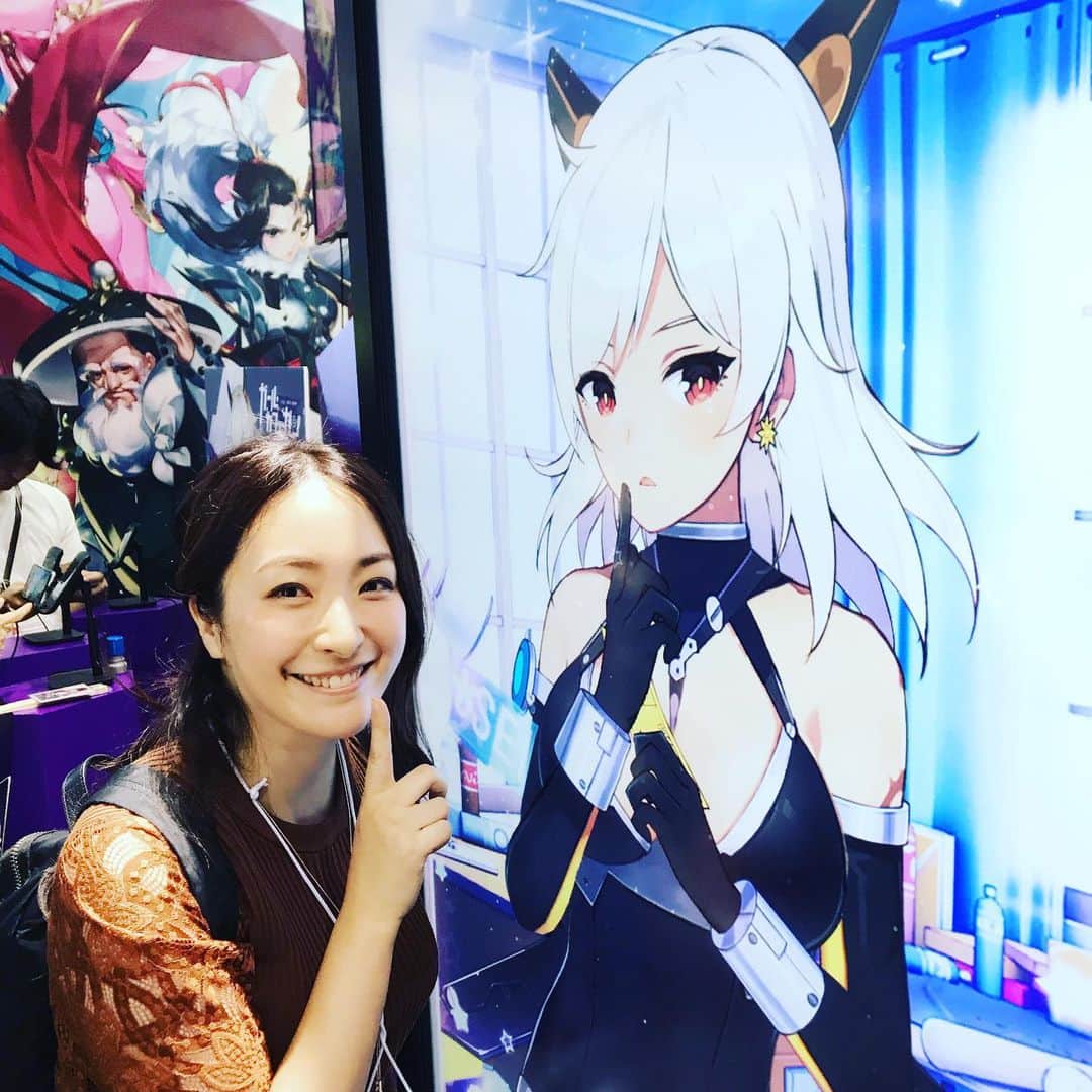 植田佳奈のインスタグラム：「#tgs2019 #ガールカフェガン #ガルカフェ #東京ゲームショウ」
