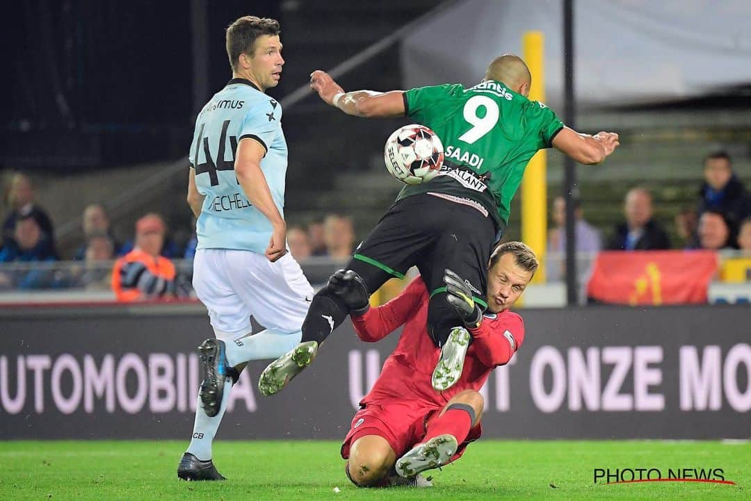 シモン・ミニョレさんのインスタグラム写真 - (シモン・ミニョレInstagram)「+3 and a cleansheet! Perfect preparation for our first @championsleague game on wednesday! #WeAreBruges #BluvnGoan #NoSweatNoGlory 💪🏻✋🏻🛑⛔‼️」9月15日 5時55分 - 22mignolet22