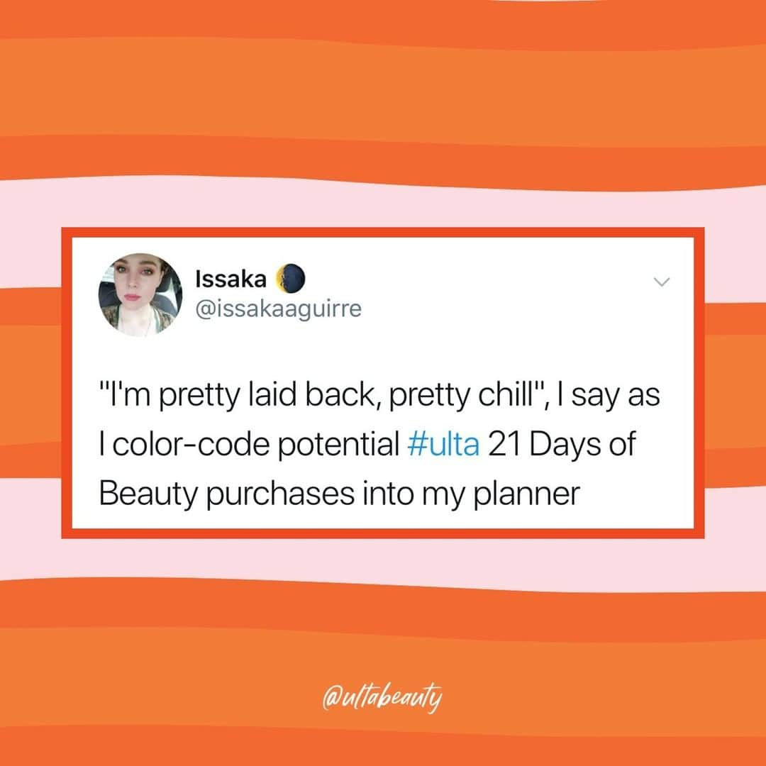 ULTA Beautyさんのインスタグラム写真 - (ULTA BeautyInstagram)「The chillest 😂 But honestly, this just sounds like organization goals 😉 #ultabeauty #21DaysofBeauty」9月15日 5時01分 - ultabeauty