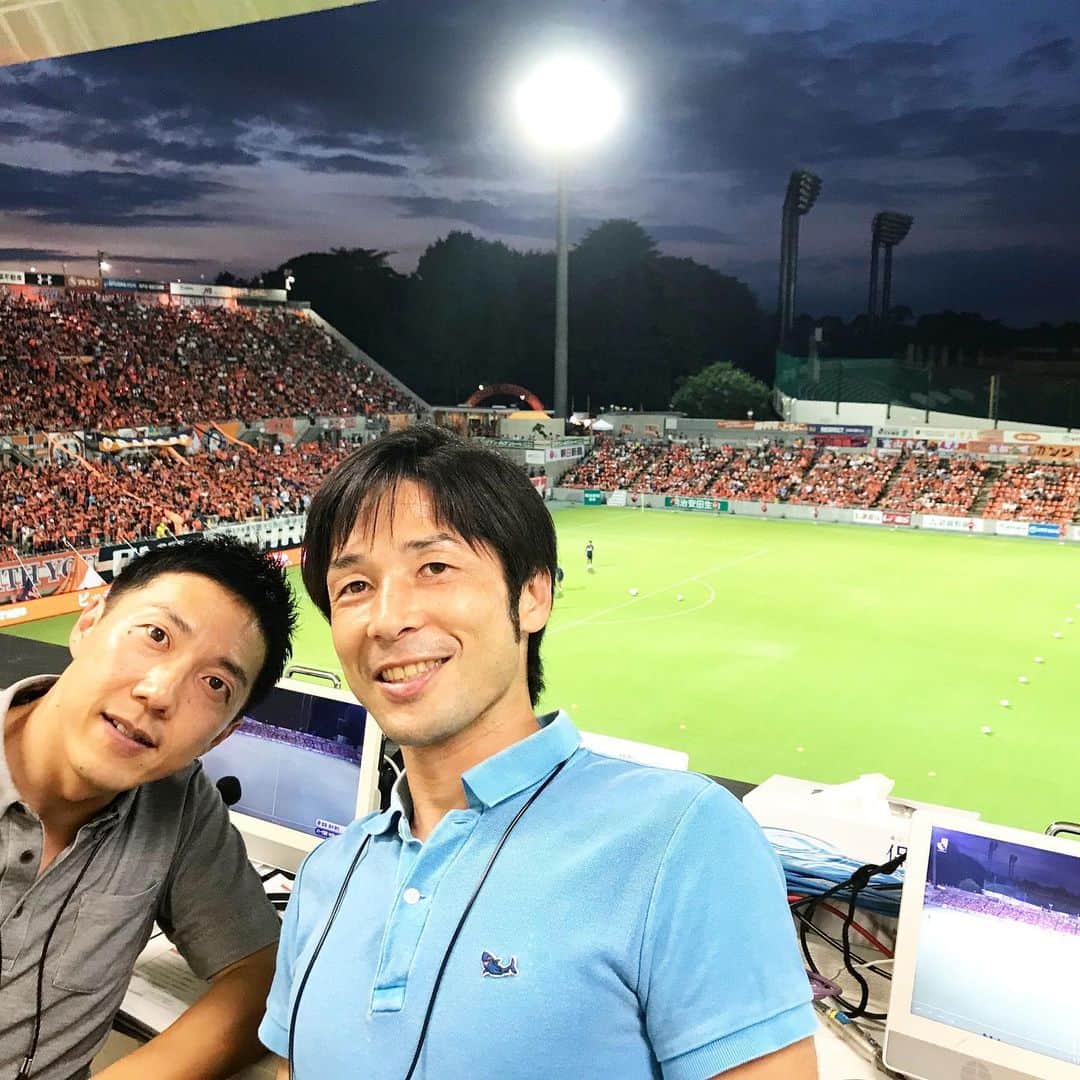柴村直弥のインスタグラム：「#jリーグ #dazn #jリーグ公式映像 #解説  #大宮アルディージャ #fc町田ゼルビア #nack5 #大宮  #viridari #ヴィリダリ #viridarideserta #ポロシャツ #poloshirt」