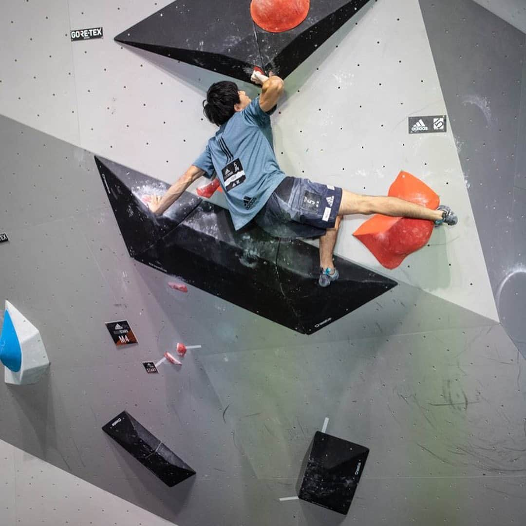 藤井快さんのインスタグラム写真 - (藤井快Instagram)「Go to the final in 6th place🔥 Keep going 🤩 • Thank you cool photo by @adidasrockstars • @adidasterrex @fiveten_official @alpinawatchesjapan @au_official @in_jelly_  #adidas #fiveten #alpinawatches #TEAMau #森永製菓 #climbing #bouldering #クライミング #ボルダリング」9月14日 23時17分 - fujii_kokoro