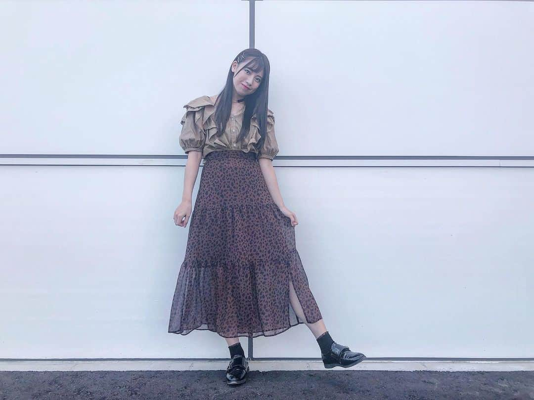 荒井優希さんのインスタグラム写真 - (荒井優希Instagram)「秋服着ました☺︎ #sly #code #fashion #私服 #ヒョウ柄  #todayscode #nicoand」9月14日 23時30分 - araiyuki57