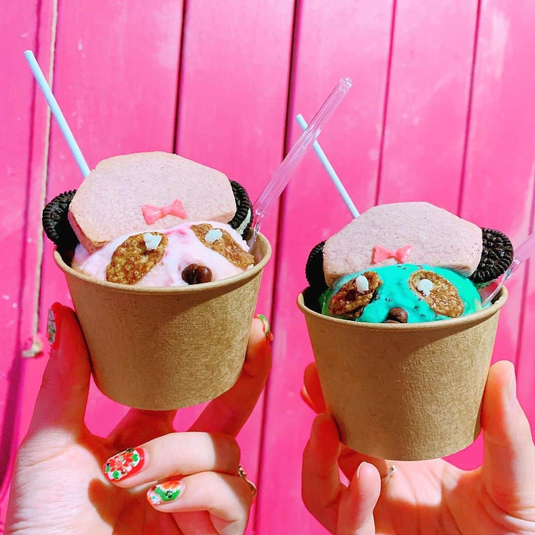 のインスタグラム：「🐼👙🍧 #FNO #harajuku #FNO2019 #FNOJP」