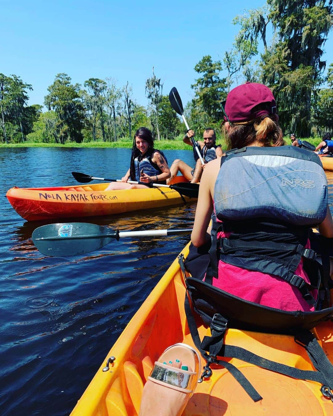 清水玲奈さんのインスタグラム写真 - (清水玲奈Instagram)「with Sawa!. . #neworleans  #oyster #gumbo #beignet  #kayak #alligator #rum#nola」9月15日 1時06分 - reina__shimizu