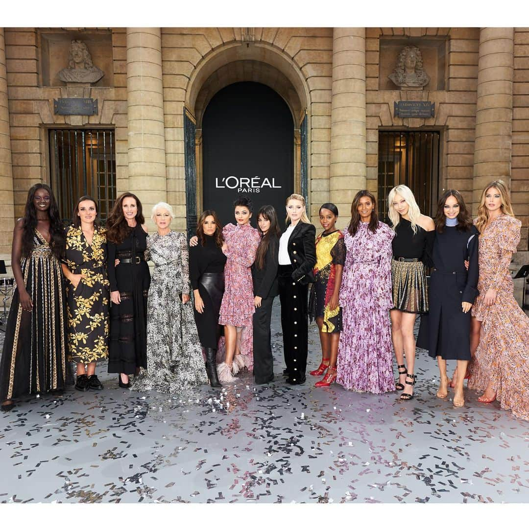 カミラ・カベロさんのインスタグラム写真 - (カミラ・カベロInstagram)「genuinely had SO much fun walking for the first time in a runway show with these strong and inspiring women last night - they were so kind, so funny, and so beautiful inside and out ! this was my first fashion show and I’m so grateful it was with L’Oréal where the definition of beauty has nothing to do with what you look like and everything to do with how beautiful you feel. Beauty comes in all shapes, sizes, colors, and ages- obviously I remember hearing “because you’re worth it” in commercials since I was young, but as I’m finding my way and becoming a woman, I realize how important that phrase really is - to remind yourself that you’re worth asking for what you need, fighting through life’s obstacles and challenges and struggles, you’re worth battling fears and doubts because you’re worth it , and you’re worthy of happiness , and love, and everything good. Love being a part of the @lorealmakeup family」9月30日 0時06分 - camila_cabello