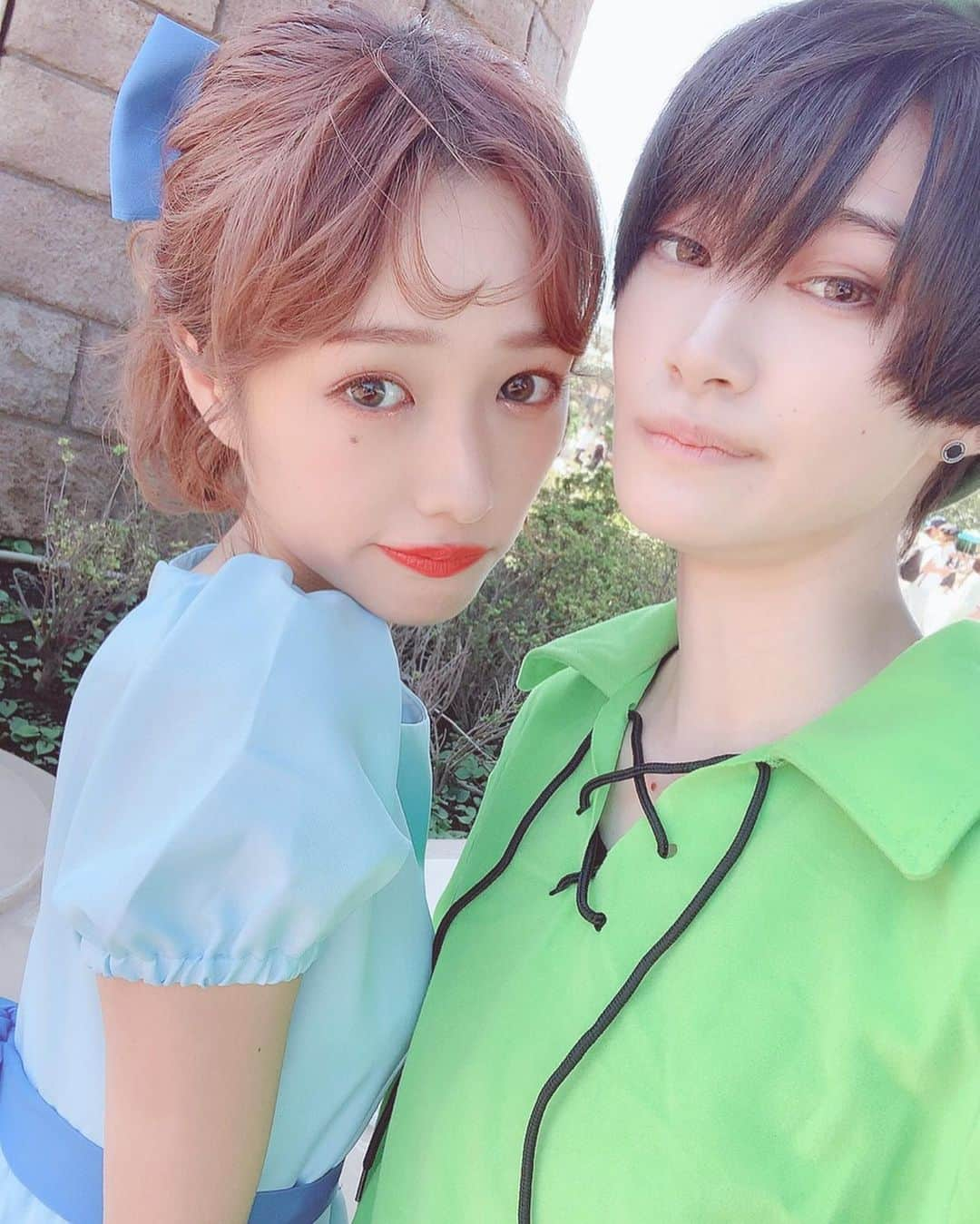 前田希美（まえのん）さんのインスタグラム写真 - (前田希美（まえのん）Instagram)「ピーターパンとウェンディ…♡ 幸せな時間でした。  だいすき。  #ディズニー #ピーターパン  #ウェンディ仮装 #ウェンディ  #tdl #tokyodisneyland #disneysea  #disneyland #前田希美 #中山咲月」9月29日 23時06分 - maeda_nozomi