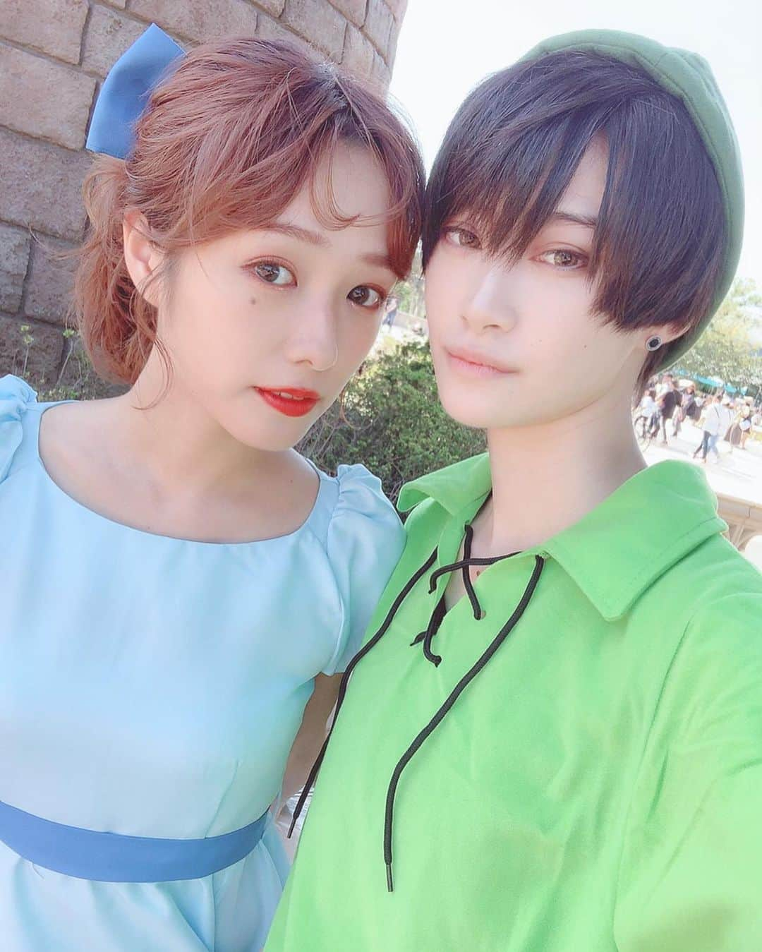 前田希美（まえのん）さんのインスタグラム写真 - (前田希美（まえのん）Instagram)「ピーターパンとウェンディ…♡ 幸せな時間でした。  だいすき。  #ディズニー #ピーターパン  #ウェンディ仮装 #ウェンディ  #tdl #tokyodisneyland #disneysea  #disneyland #前田希美 #中山咲月」9月29日 23時06分 - maeda_nozomi