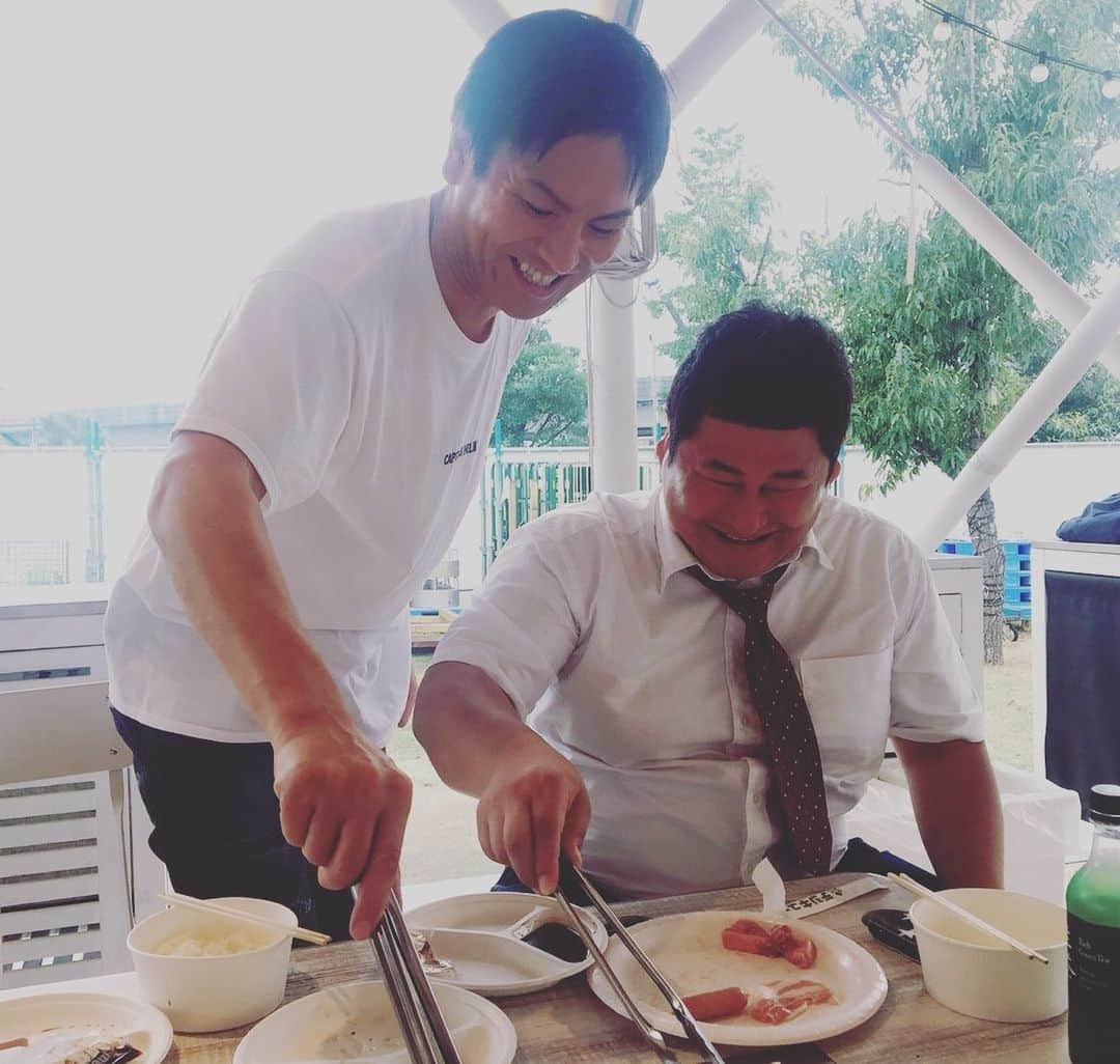 狩野英孝さんのインスタグラム写真 - (狩野英孝Instagram)「ランチ。久々のBBQ〜。。」9月29日 23時18分 - kano9x