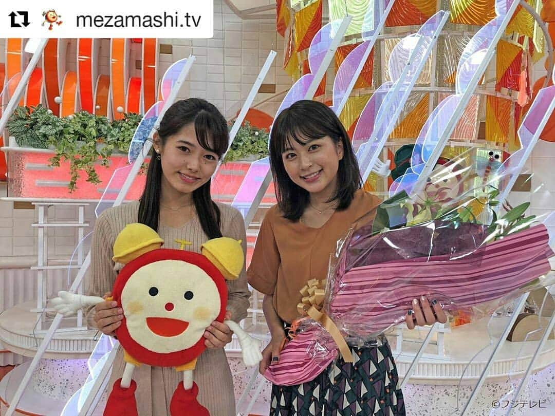 岡山放送さんのインスタグラム写真 - (岡山放送Instagram)「#Repost @mezamashi.tv (@get_repost) ・・・ ・ 舞台裏では沖田愛加キャスター＆新お天気キャスターに 就任する谷尻萌ちゃんによる新旧お天気キャスターのバトンタッチが行われました♪ みなさん10月からも応援よろしくお願いします( •̀ᄇ• ́)ﻭ ‎⁦‪・ #めざましどようび‬⁩#沖田愛加#谷尻萌  #フジテレビ系列#FNS#8ch#OHK#岡山放送」9月29日 17時49分 - ohk_official