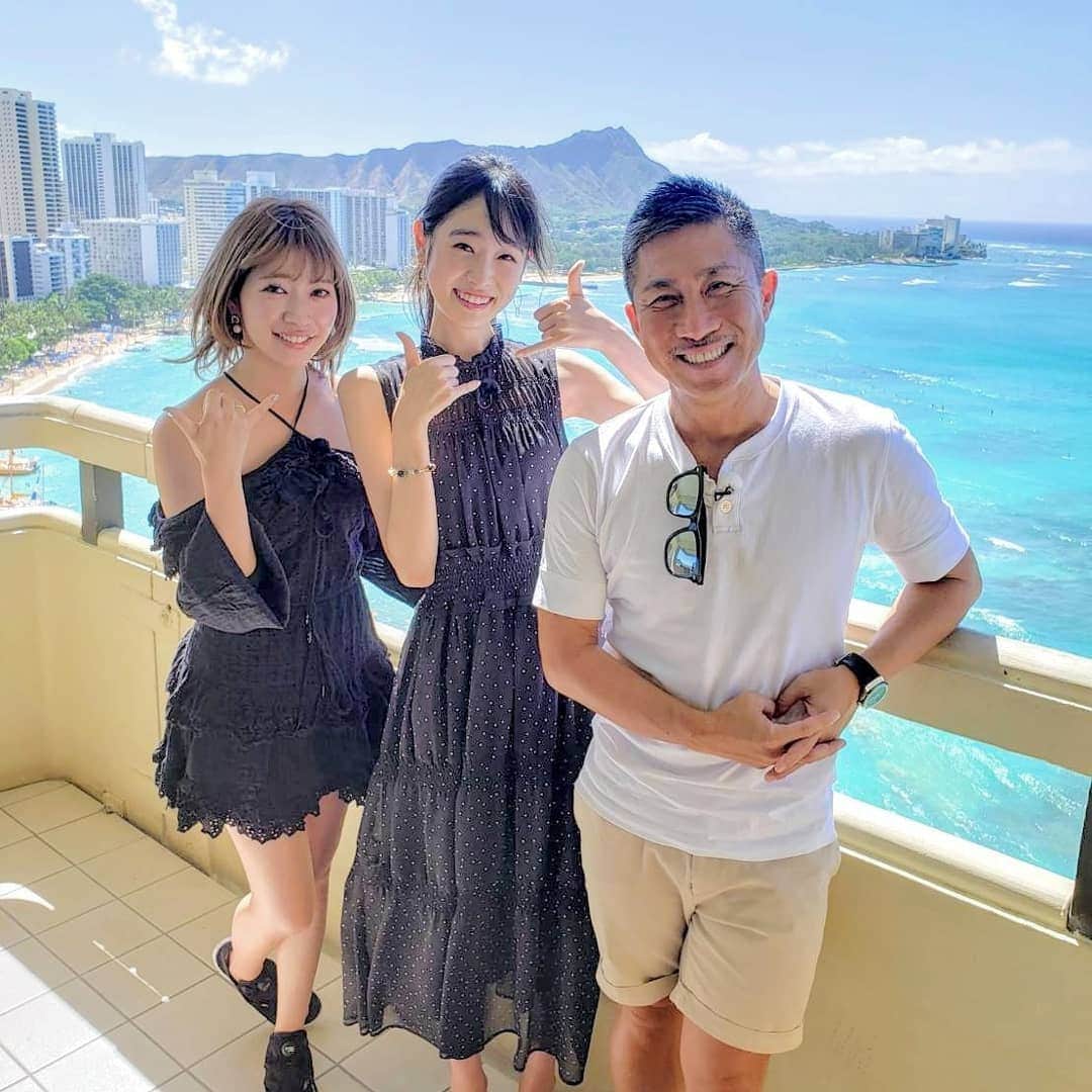 前園真聖さんのインスタグラム写真 - (前園真聖Instagram)「スカパー!『シンデレラの冒険』ハワイロケは本当に楽しいロケでした。 今回の旅のメンバーにも本当に感謝です👍 スタッフのみなさんもありがとうございました🌈😊 #高橋ひかる #ひなんちゅ #mie #シンデレラの冒険 #hawaii #前園真聖」9月29日 21時13分 - maezono_masakiyo