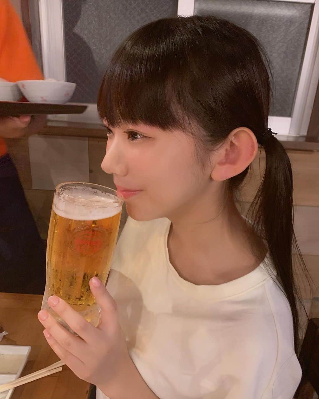 長澤茉里奈さんのインスタグラム写真 - (長澤茉里奈Instagram)「ビール飲んだよ💓 #marichuu#nagasawamarina」9月29日 21時16分 - marinanagasawa1008