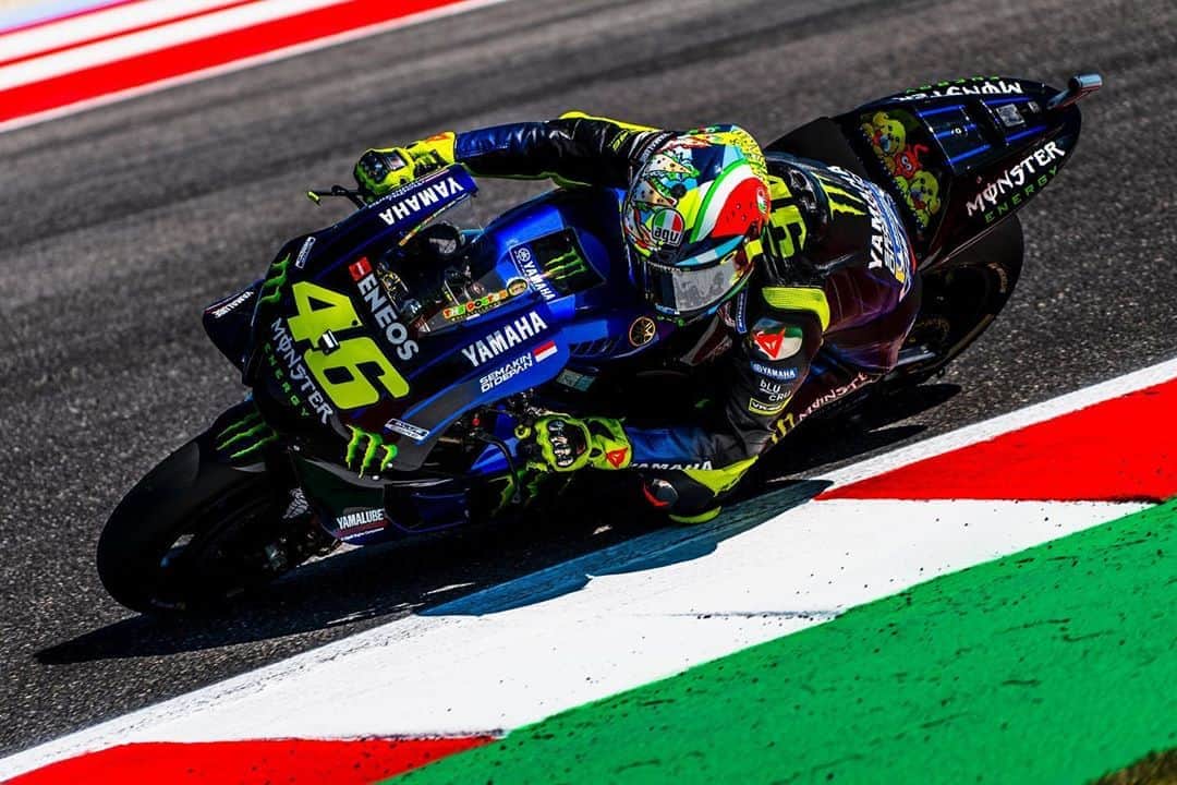 バレンティーノ・ロッシのインスタグラム：「Misano World Circuit,Italia Sabato,prove ufficiali 📸 @falex79 @gigisoldano @calloalbanese @jesusrobledo Tino Martino」