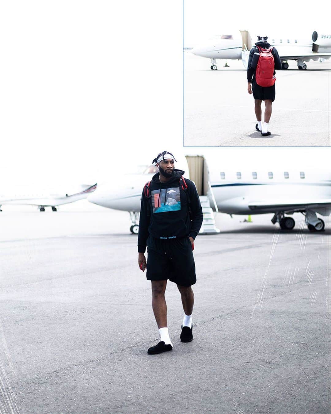 アンドレ・ドラモンドのインスタグラム：「Them prayers be working. 🦋🦋🦋 #dayswithdre」