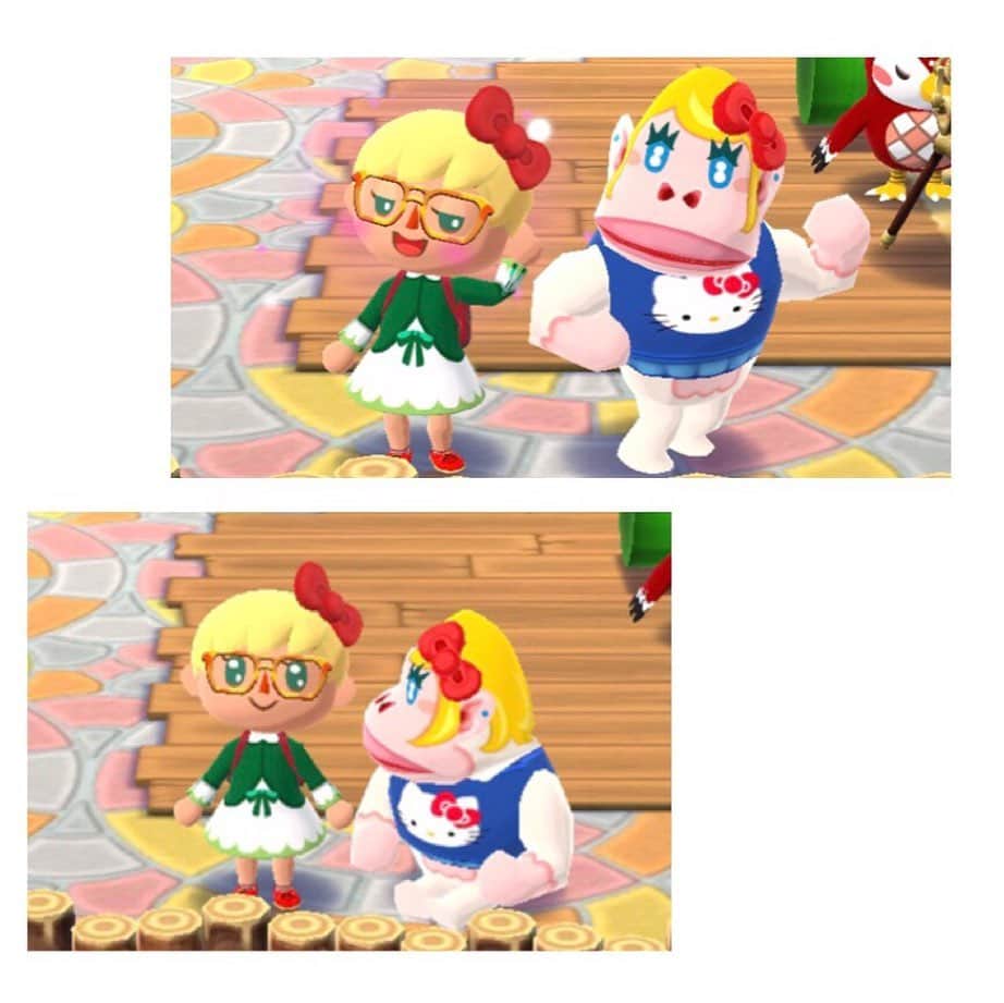 のインスタグラム：「遅ばせながら、ポケ森のサンリオコラボちゃっかり制覇してました💕 載せそうと思ってて忘れてた。 ㅤㅤㅤㅤㅤㅤㅤㅤㅤㅤㅤㅤㅤ 最近またポケ森ブームが再来して、楽屋で春野寿美礼さんと一緒にやっています☺️ ㅤㅤㅤㅤㅤㅤㅤㅤㅤㅤㅤㅤㅤ #ポケ森 #ポケ森サンリオ」