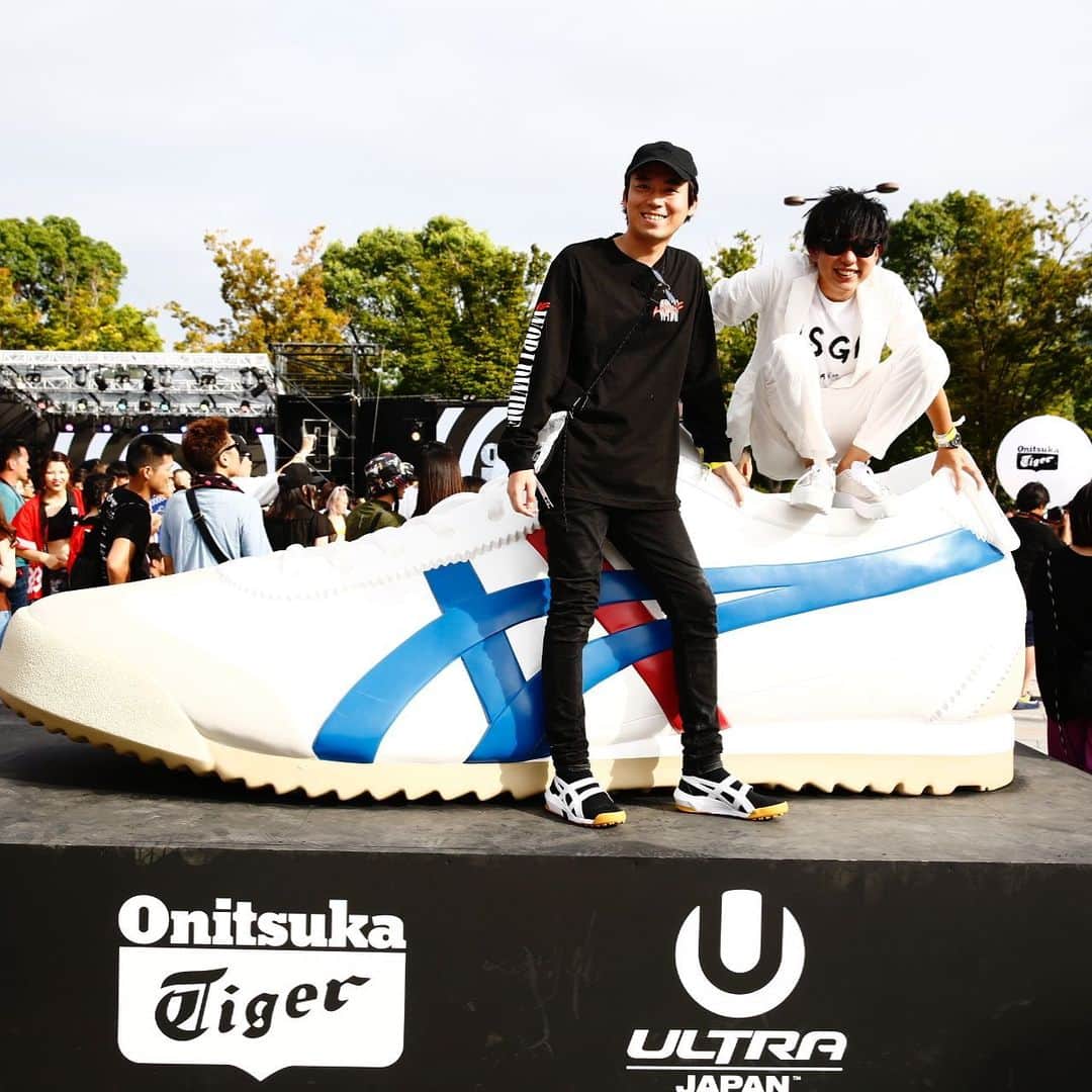田中シングルのインスタグラム：「#ultra #ultrajapan #オニツカタイガー #ULTRAオニツカ #onitsukatiger」