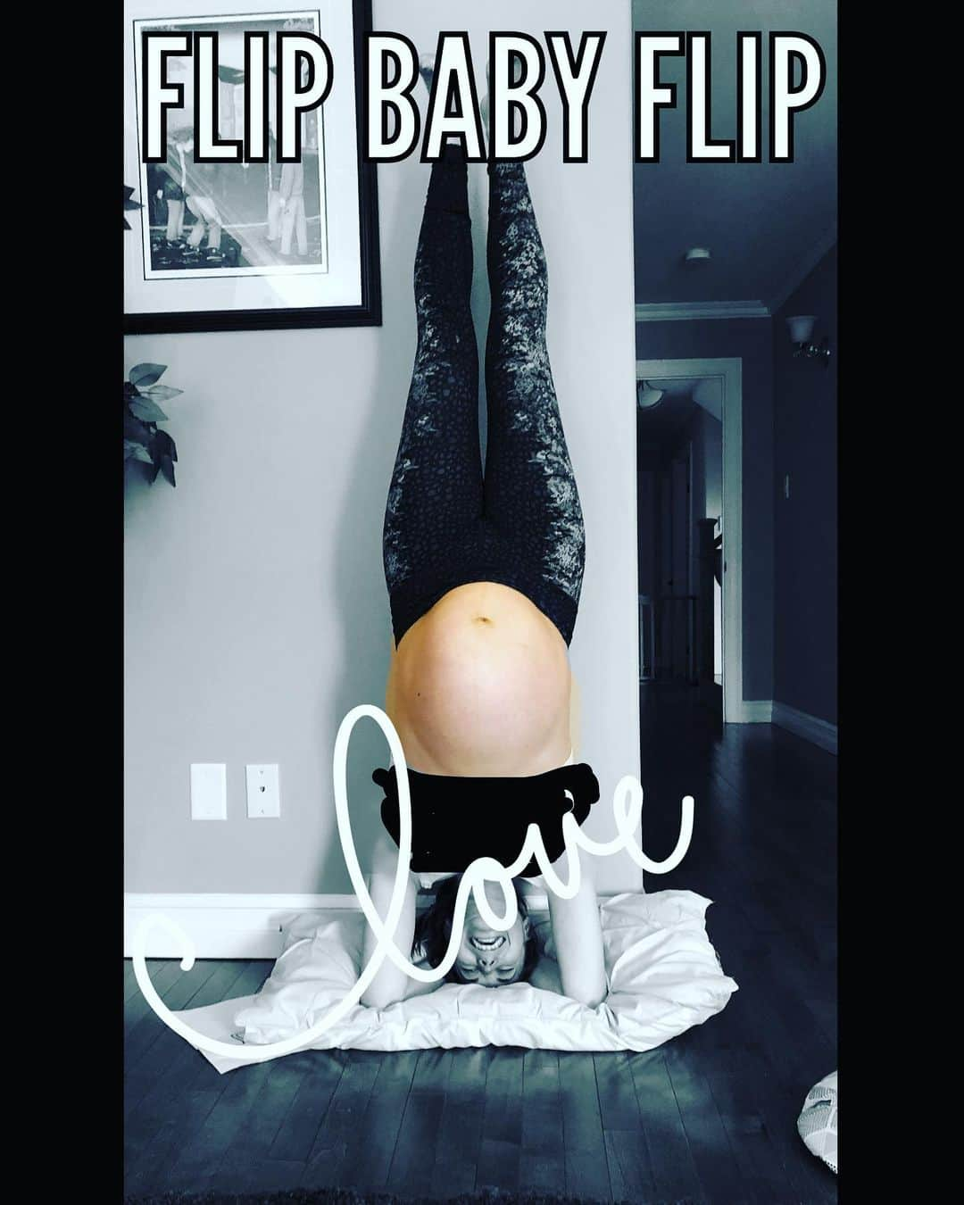 ミーガン・オリーさんのインスタグラム写真 - (ミーガン・オリーInstagram)「Feeing Grateful for my 20 year yoga practice so I can try and get this little baby to turn around after flipping in the 11th hour! #turnbabyturn #breached 🤦🏻‍♀️ #yoga #trustyourbody #sopregnant #love」9月15日 23時24分 - officialmeghanory