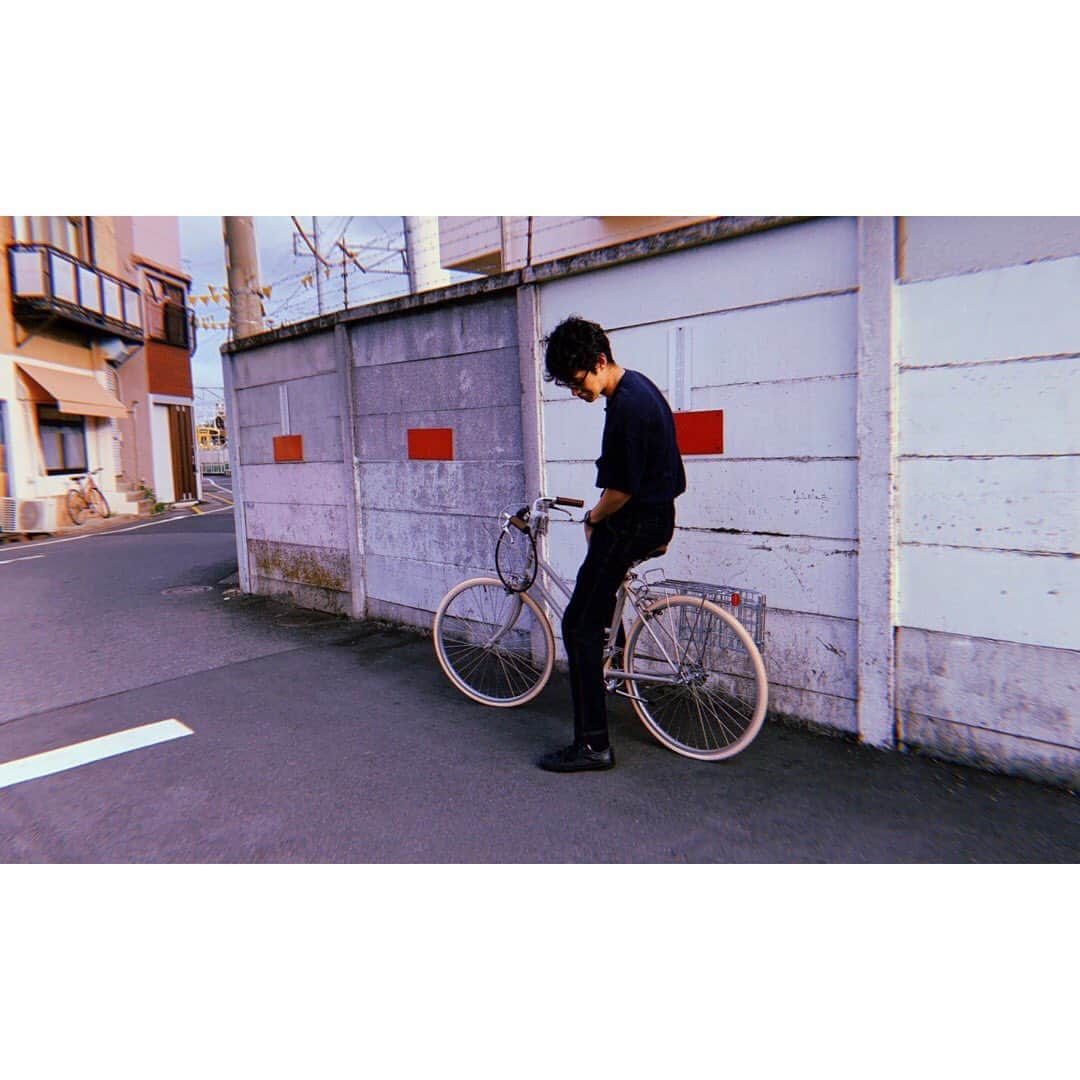 Kento Tarumiのインスタグラム：「_ . . 🚲 . . 俺のじゃないけど. .」