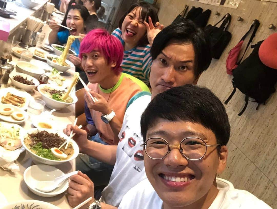 ゆめっちさんのインスタグラム写真 - (ゆめっちInstagram)「亜生軍団&マブ添さん🤪🌈 #亜生軍団 #あせいさん #山添さん #かねち #フワちゃん #ゆめっち」9月15日 21時12分 - yumecchi_3h