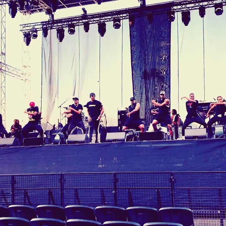 MCハマーのインスタグラム：「‪Los Angeles SoundCheck 🔥💯🕺🏿‬」