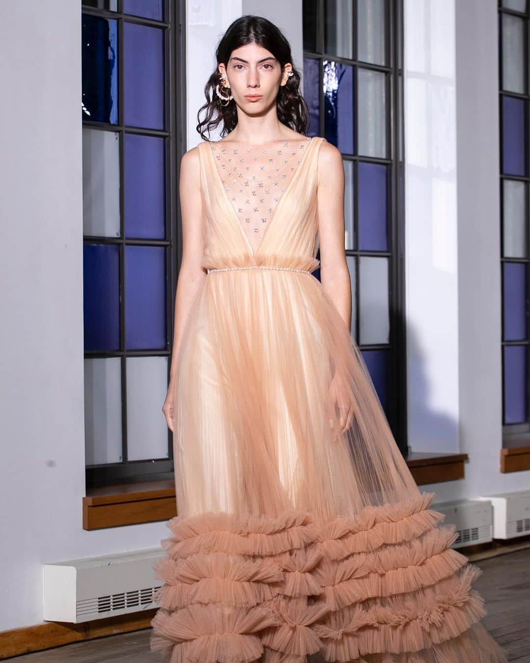 のインスタグラム：「#ADEAM Look 28 on @OykuBastas. #JapaneseFashion #NYFW」