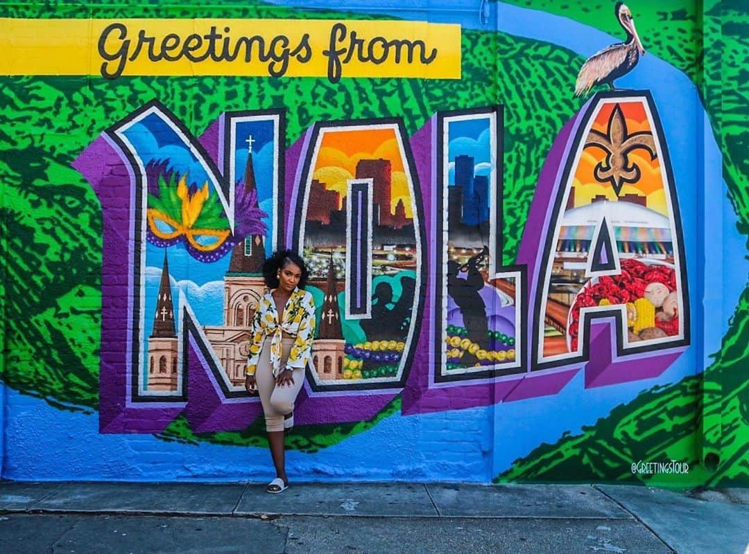 Visit The USAさんのインスタグラム写真 - (Visit The USAInstagram)「The neighborhood street art in New Orleans livens up the city, and not to mention makes for an awesome Instagram shot 😉 📷: @jocytay 🎨: @greetingstour #VisitTheUSA」9月15日 22時00分 - visittheusa