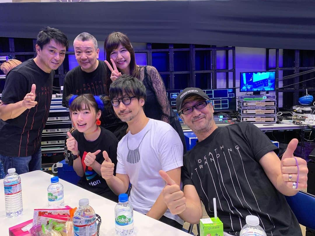 松嶋初音のインスタグラム：「Thank you for three days.  #TGS2019 #PlayStation #deathstranding #hideokojima」