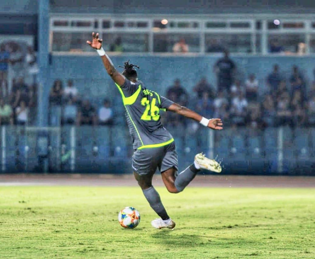 バカリ・サコのインスタグラム：「Not the result that we wanted yesterday but loads of good stuff out there and much more to come. Also happy to get 90min under my belt. Thanks to all the traveling fans ❤️⚽️ @pafosfc」