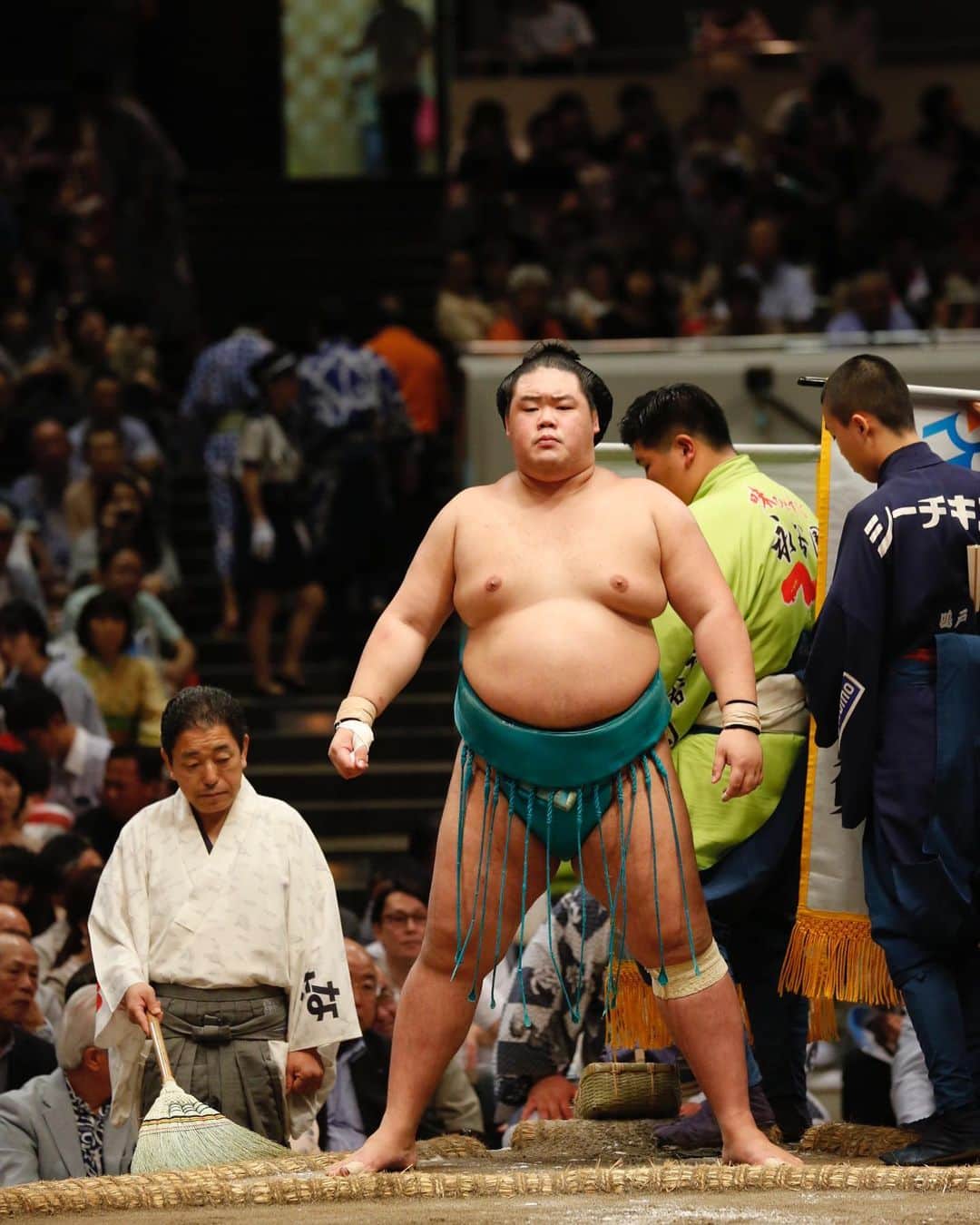 日本相撲協会さんのインスタグラム写真 日本相撲協会instagram 大相撲九月場所 9日目 8勝1敗の明生 Sumokyokai Sumo 相撲 大相撲 9月場所 九月場所 秋場所 両国 両国国技館 国技館 明生 9月16日 17時46分 Sumokyokai