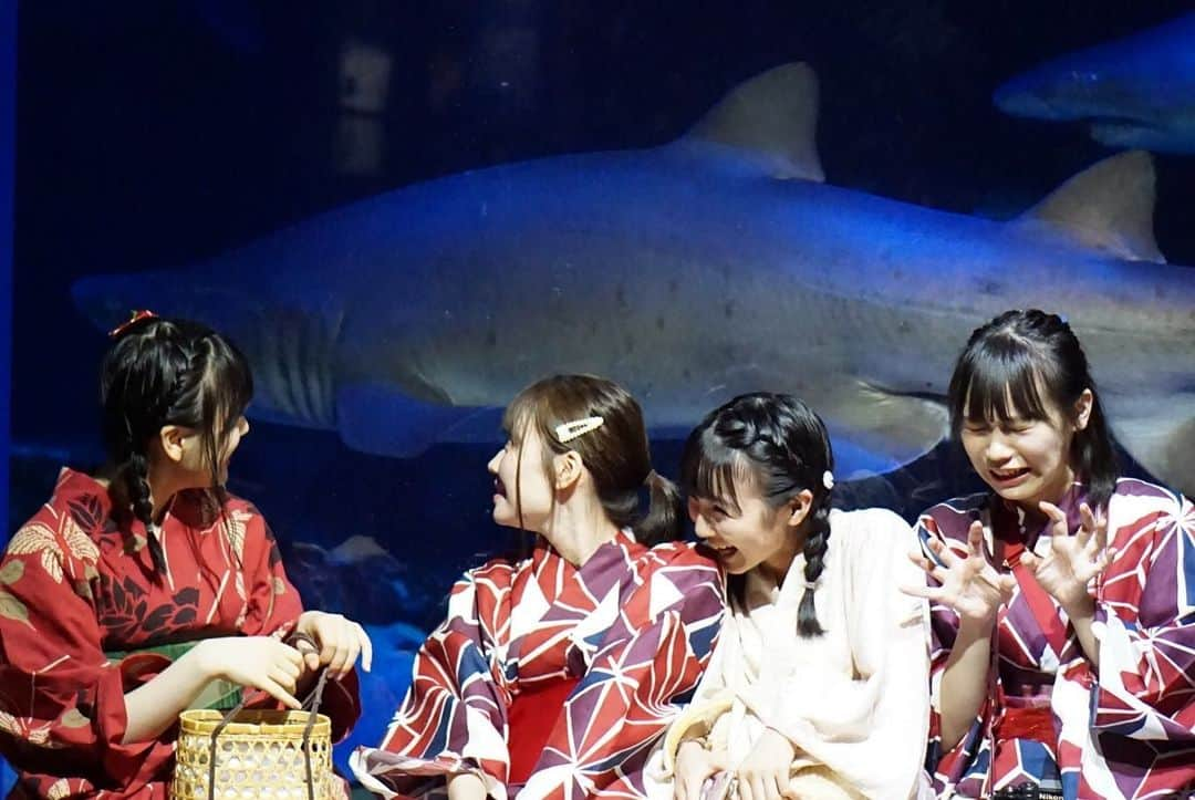 駒田京伽さんのインスタグラム写真 - (駒田京伽Instagram)「🏝🐳🏝﻿ ﻿ ﻿ 浴衣で夜の水族館✨﻿ ﻿ ﻿ みんなで行きたいねーって ゆってたから﻿ 行けてよかった🥰﻿ ﻿ ﻿ いっぱい笑って 楽しかったなぁ🐟  #浴衣  #水族館  #水族館デート  #マリンワールド  #マリンワールド海の中道  #福岡  #ぴーチル」9月16日 12時03分 - hiroka_komada