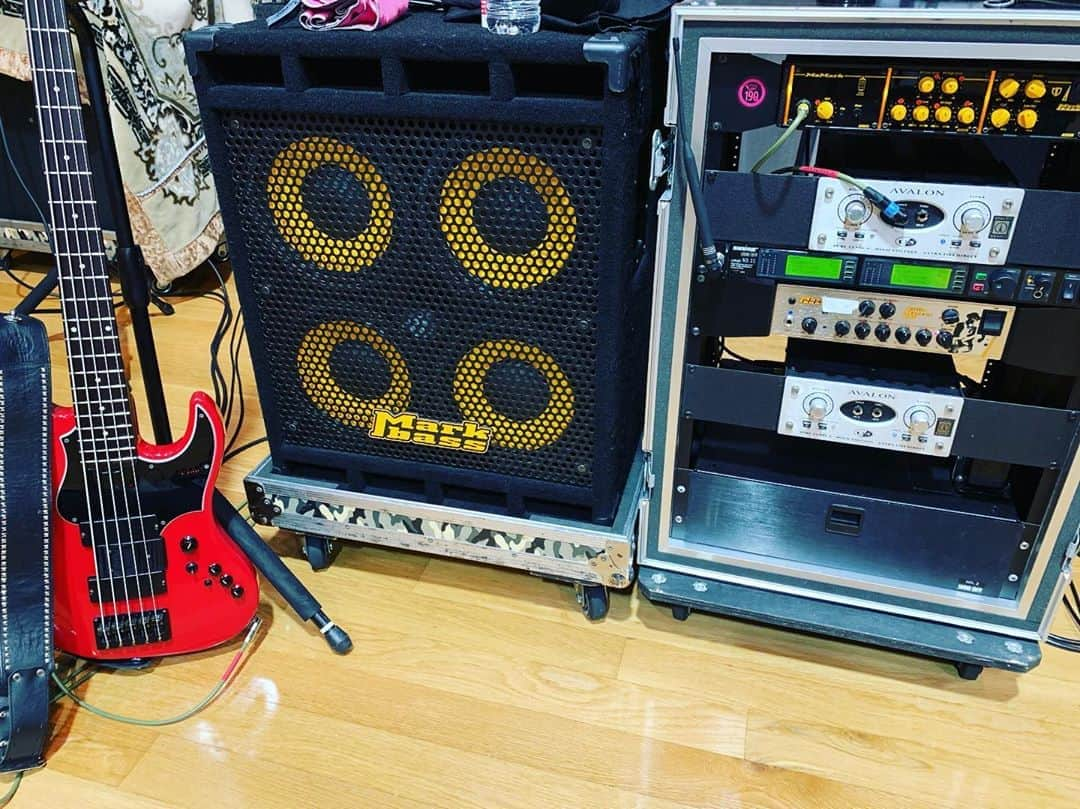 Ikuoさんのインスタグラム写真 - (IkuoInstagram)「リハーサル2日目！  #ikuo #bassist  #markbass #limetoneaudio  #espamaze」9月16日 13時20分 - ikuobass